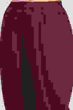 Red Cotton Digital Print Unstitched Suit Set image number 3