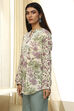 Pastel Green Floral Printed Short Kurta image number 2