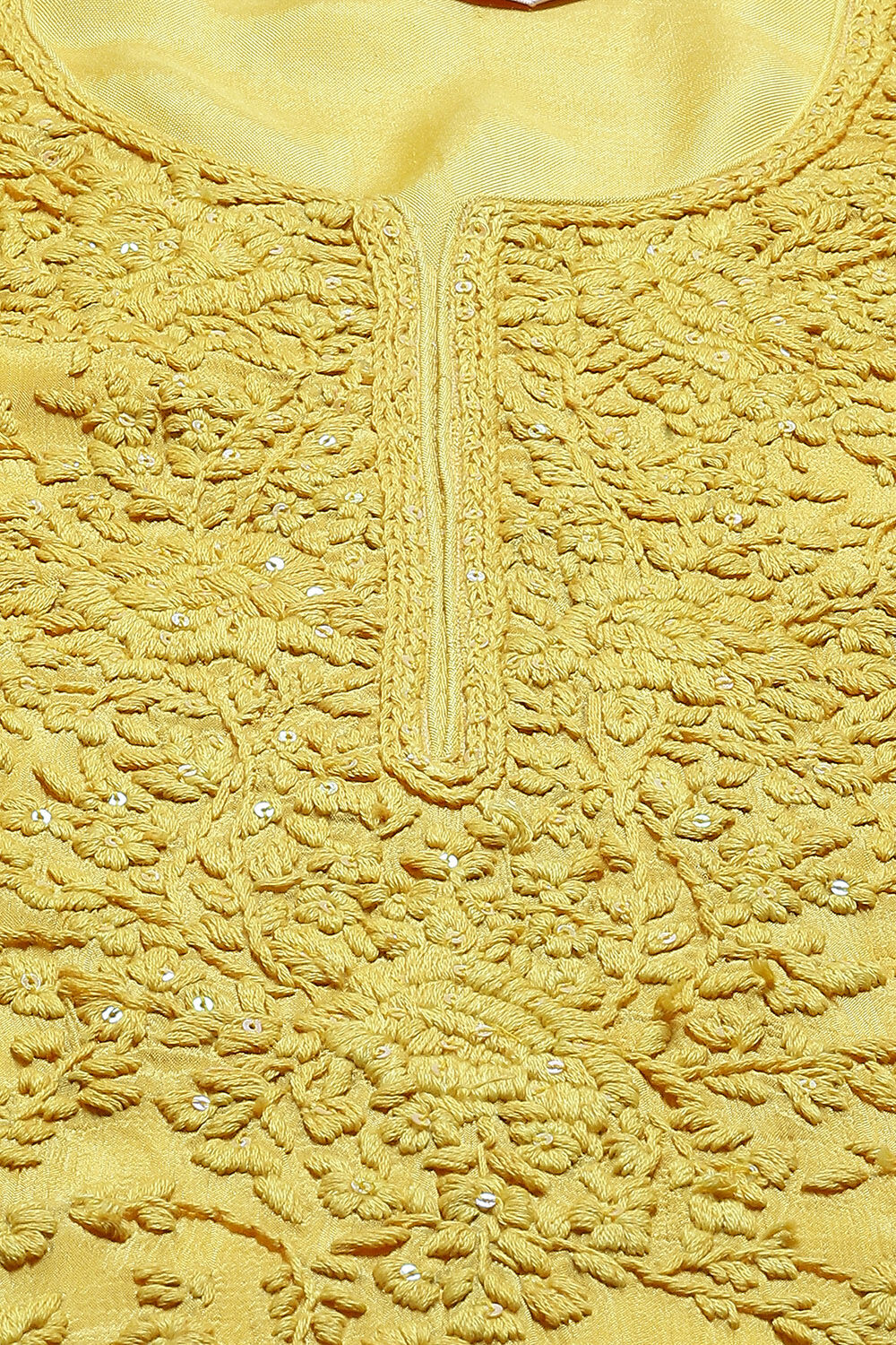 Mustard Viscose Straight Kurta Palazzo Suit Set image number 1