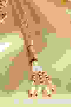 Light Pink Alloy Necklace Set image number 4