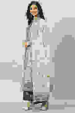 Blue Cotton Straight Kurta Palazzo Suit Set image number 5