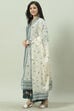 Blue Cotton Straight Kurta Palazzo Suit Set image number 5