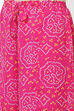 Pink Metallic Cotton Straight Kurta Flared Palazzo Suit Set image number 4