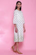 Sky Blue Cotton Straight Kurta image number 4