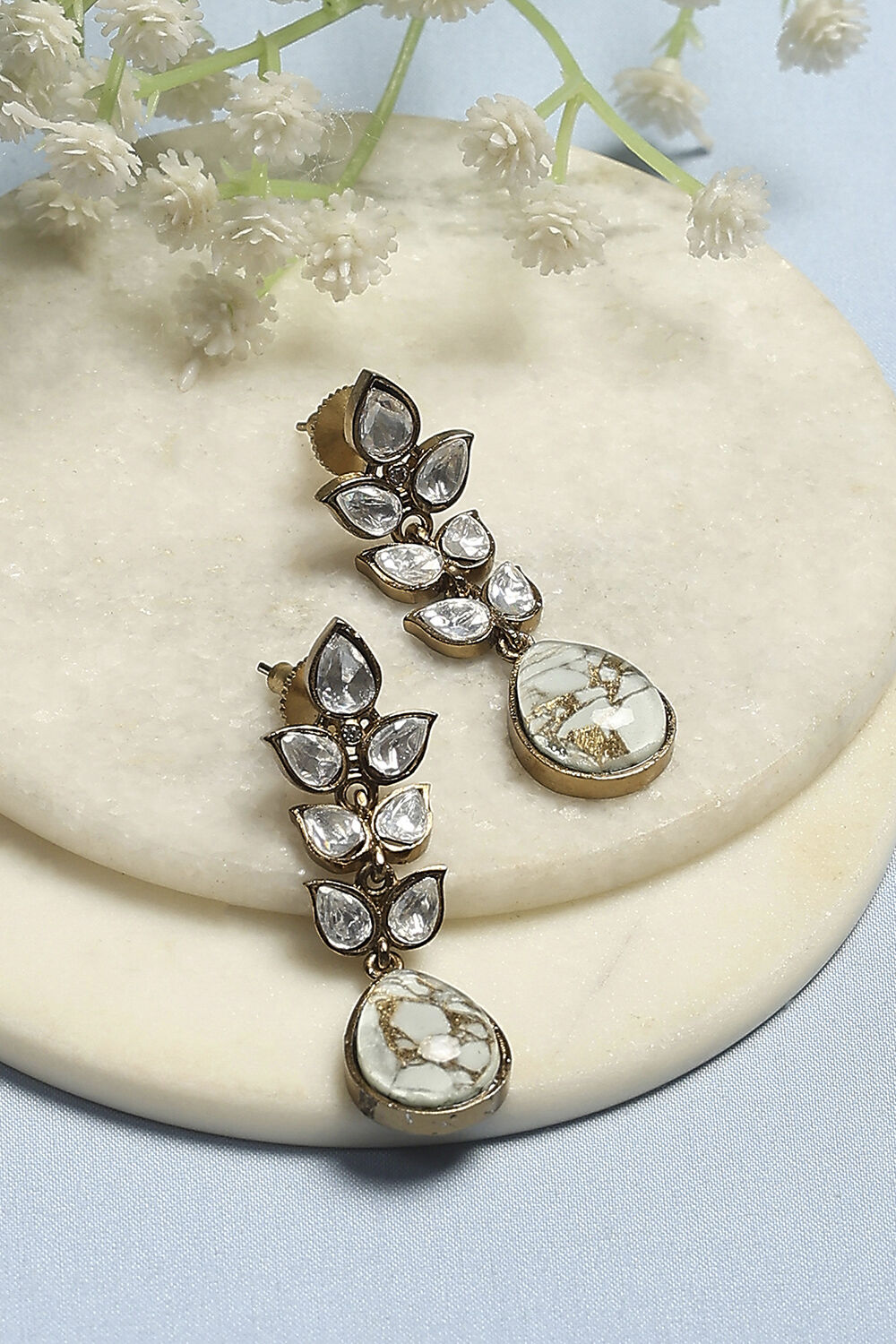 biba White Brass Drop & DanglersWhite Brass Drop & Danglers-picture-32