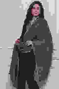 Beige Acrylic Yarndyed Stole image number 0