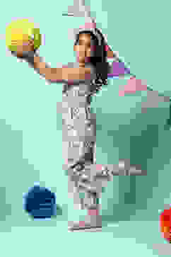 Cream Cotton Straight Jumpsuit image number 6