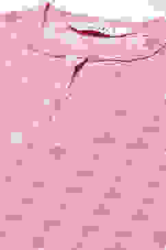 Dusty Pink Cotton Printed Short Kurti image number 1