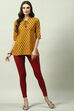 Black Viscose Lycra Solid Leggings image number 5