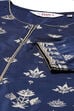 Old Rose Art Silk Straight Printed Kurta image number 1