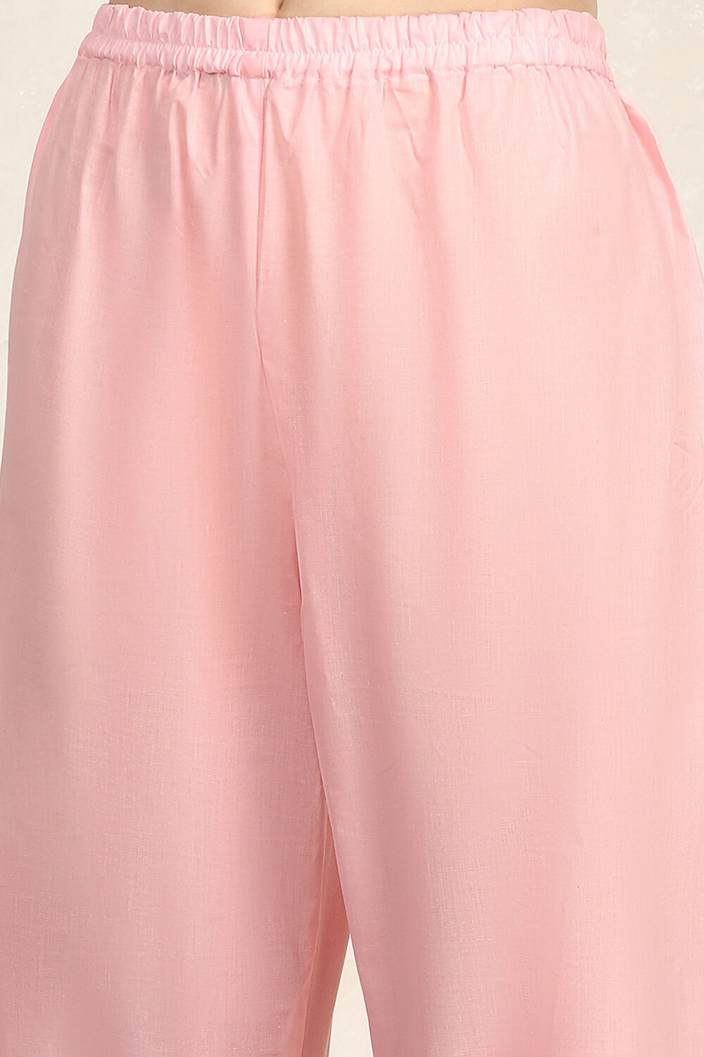 Pink Cotton Digital Print Unstitched Suit Set image number 3