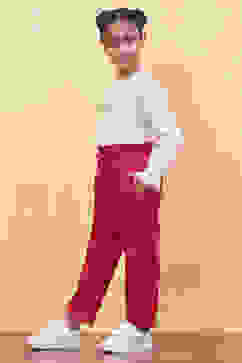 Beige Cotton Straight Set image number 3