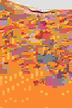 Orange Rayon Asymmetric Kurta Palazzo Suit Set image number 1