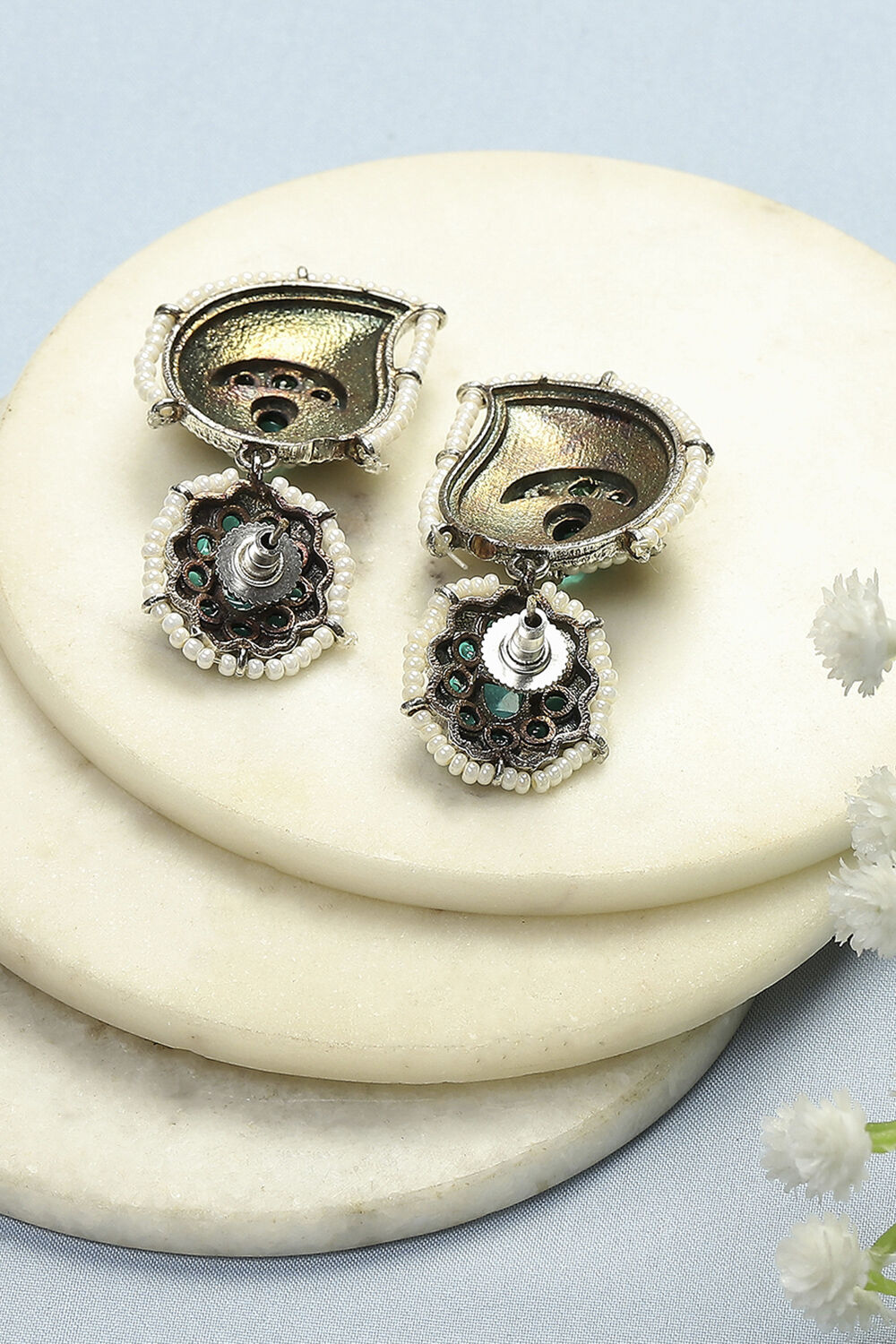 Green Alloy Drop & Danglers image number 2