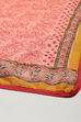 Red Cotton Blend Straight Printed Kurta Narrow Palazzo Suit Set image number 3