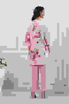 Pink Cotton Straight Suit Set image number 3