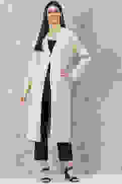 Beige Acrylic Yarndyed Shrug image number 0