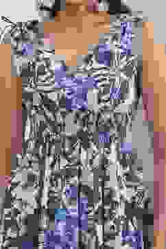 Blue Cotton Kalidar Dress image number 1