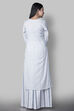 Blue Unstitched dress material Suit Set image number 5