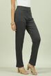 Navy Cotton Pants image number 2