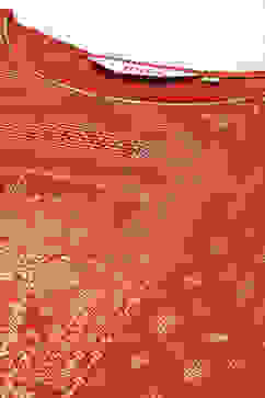 Rust Orange Viscose Straight Printed Kurta image number 1