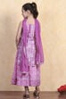 Pink Cotton Straight Suit Set image number 5