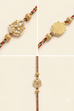 Multlicolor Rakhi with Pearl Beads & Crystal image number 0