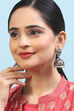 Red Brass Earrings image number 3