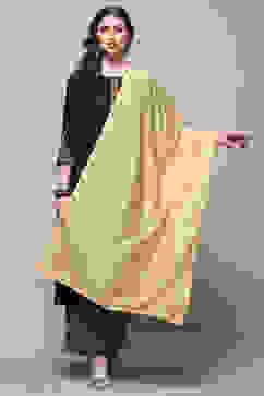 Beige Poly Chiffon Dupatta image number 0