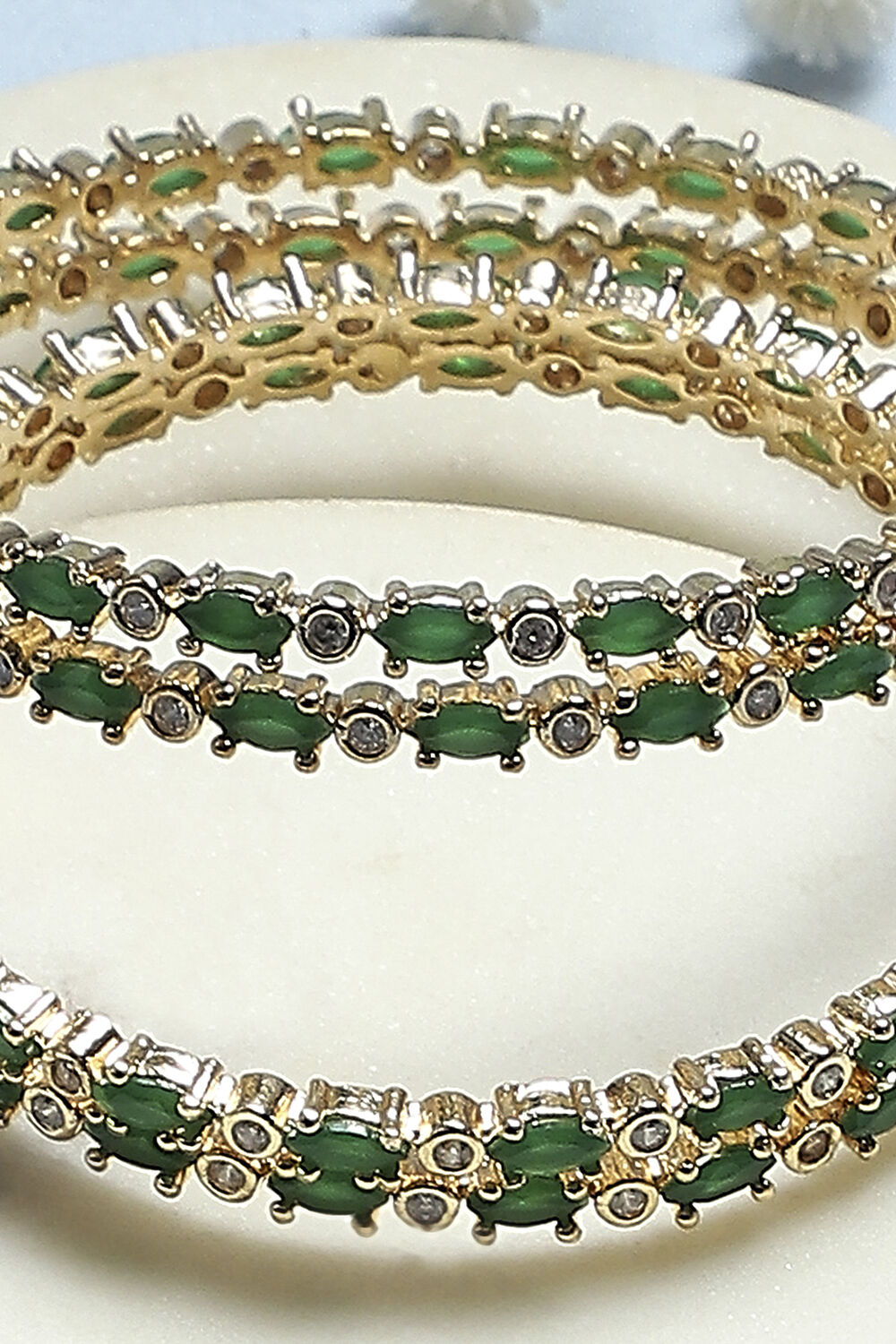 Green Alloy Bangle image number 2