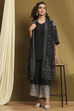 Black Printed Fusion Co-ord Set image number 6