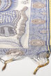 Blue Cotton Unstitched Dress Material Suit Set image number 6