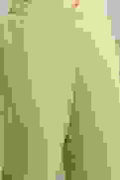 Green Cotton Blend Floral Straight Suit Set image number 2