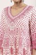 Pink Cotton Kalidar Suit Set image number 1