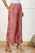 Mint Green Shantoon Straight Palazzo image number 3