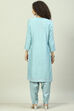 Berry Red Cotton Silk Straight Kurta Salwar Pant Suit Set image number 3