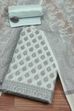 Beige Cotton Printed Embroidered Unstitched Suit Set image number 0