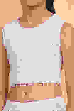 White Viscose Embroidered Kalidar Lehenga Set image number 1