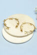 Gold Brass Earrings image number 2