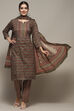 Green Cotton Unstitched Suit set image number 8
