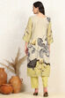 Wine Linen Blend Unstitched Suit Set image number 5