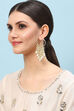 Mint Green Brass Earrings image number 3