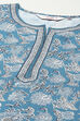 Rose Pink Polyester Straight Printed Kurti image number 1