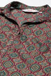 Wine Poly Viscose Straight Printed Kurta image number 1