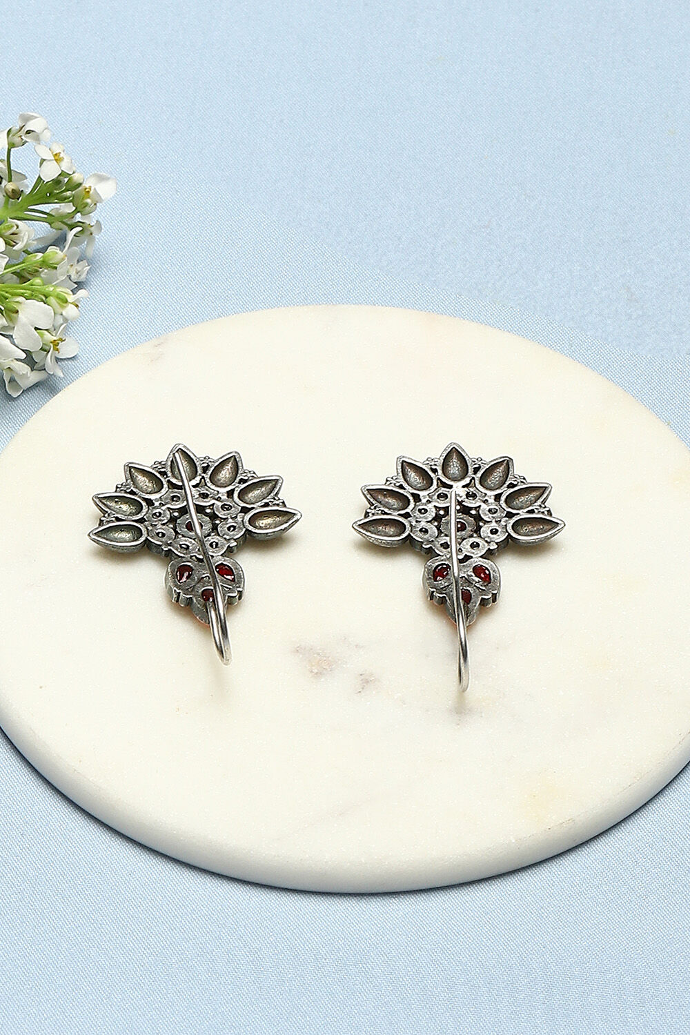 Red Brass Earrings image number 2