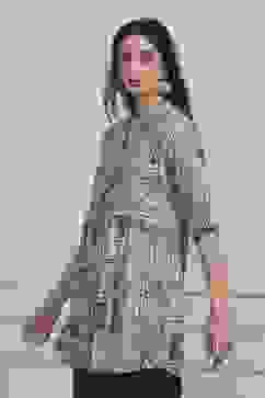 Teal Viscose Rayon Straight Kurta image number 2