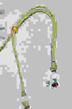 Navy Brass Necklace Set image number 5