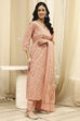 Assorted Cotton Hand Block Print Unstitched Suit Set image number 5