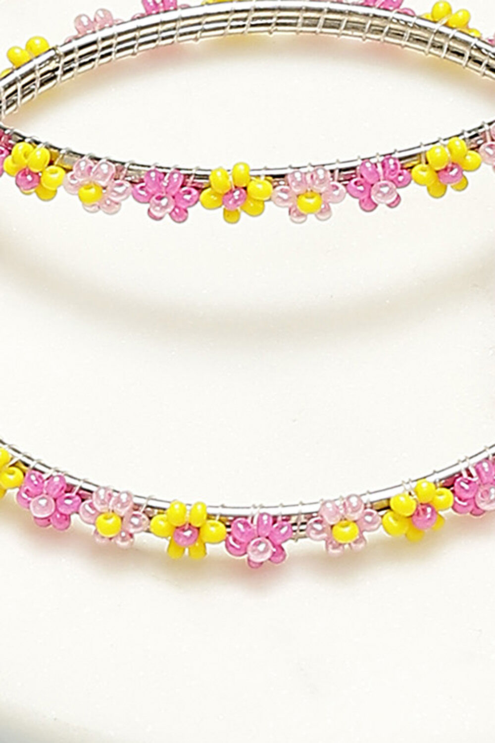 Yellow & Pink Kids Bangles image number 1