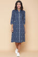 White Cotton Printed Dress image number 1